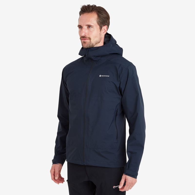 Dark Blue Men's Montane Phase Lite Waterproof Jackets | FEC9763WV