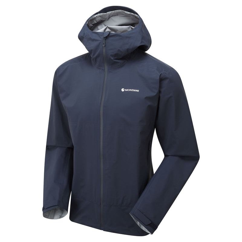 Dark Blue Men's Montane Phase Lite Waterproof Jackets | FEC9763WV