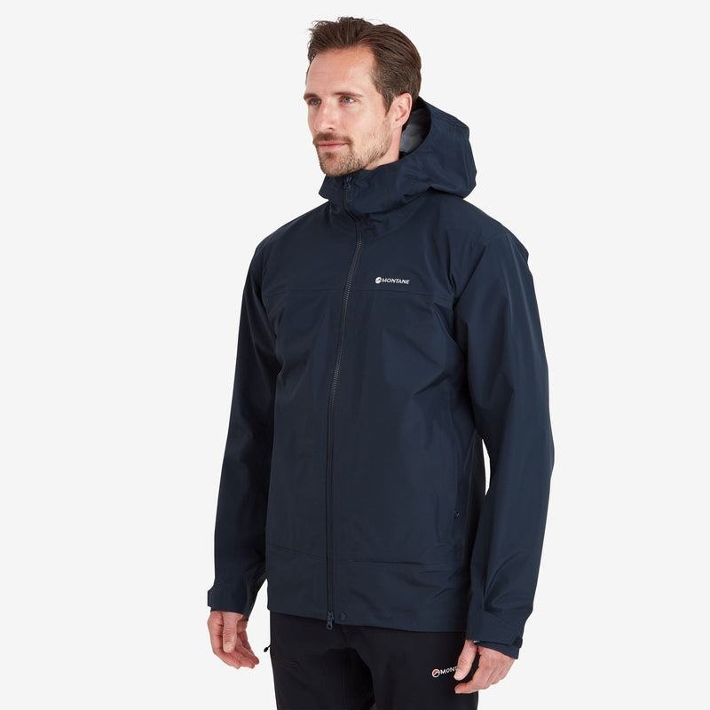 Dark Blue Men's Montane Phase Waterproof Jackets | NEU9624QF