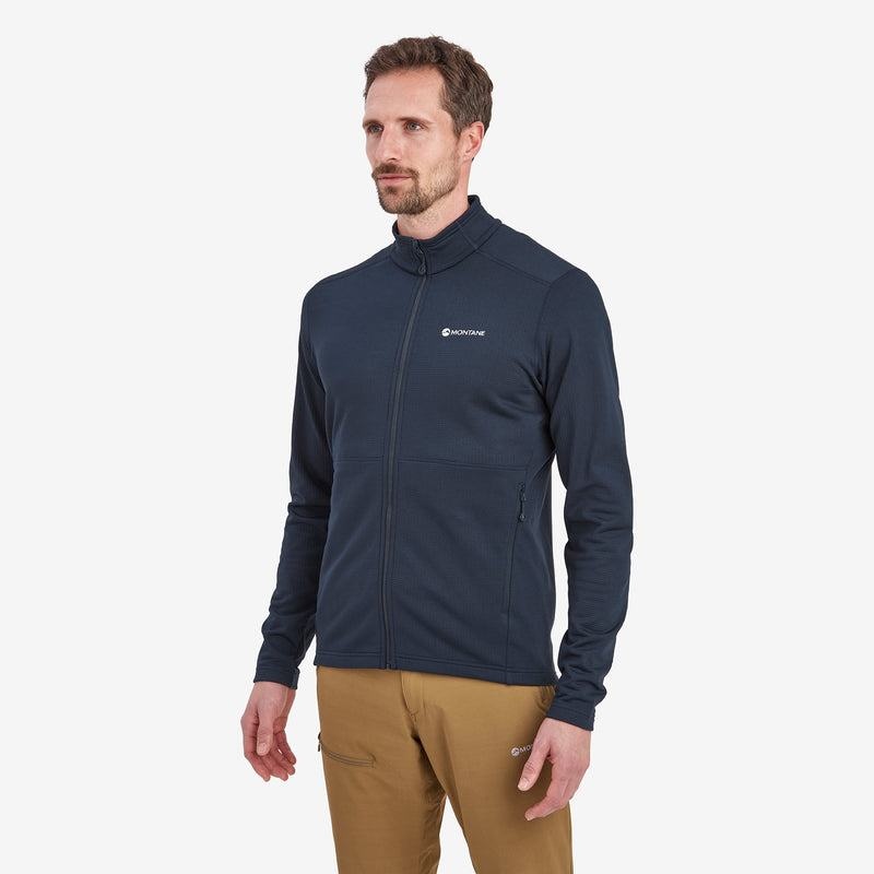 Dark Blue Men's Montane Protium Fleece Jackets | DGL2225QI