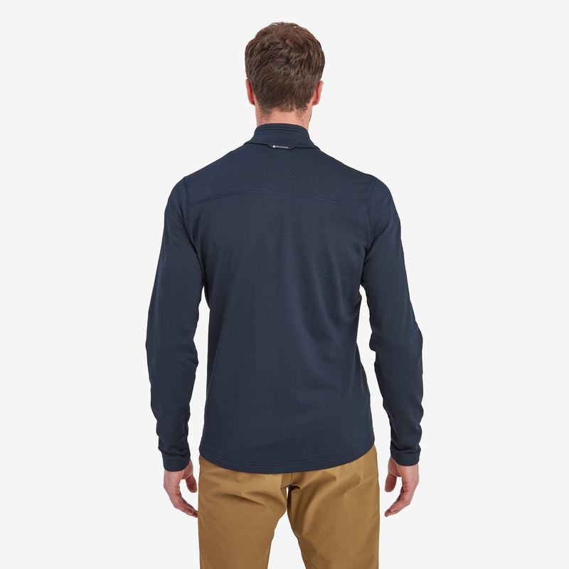 Dark Blue Men's Montane Protium Fleece Jackets | DGL2225QI