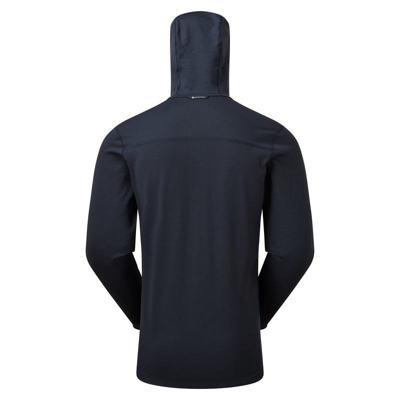 Dark Blue Men's Montane Protium Hooded Fleece Jackets | WPB4748BE