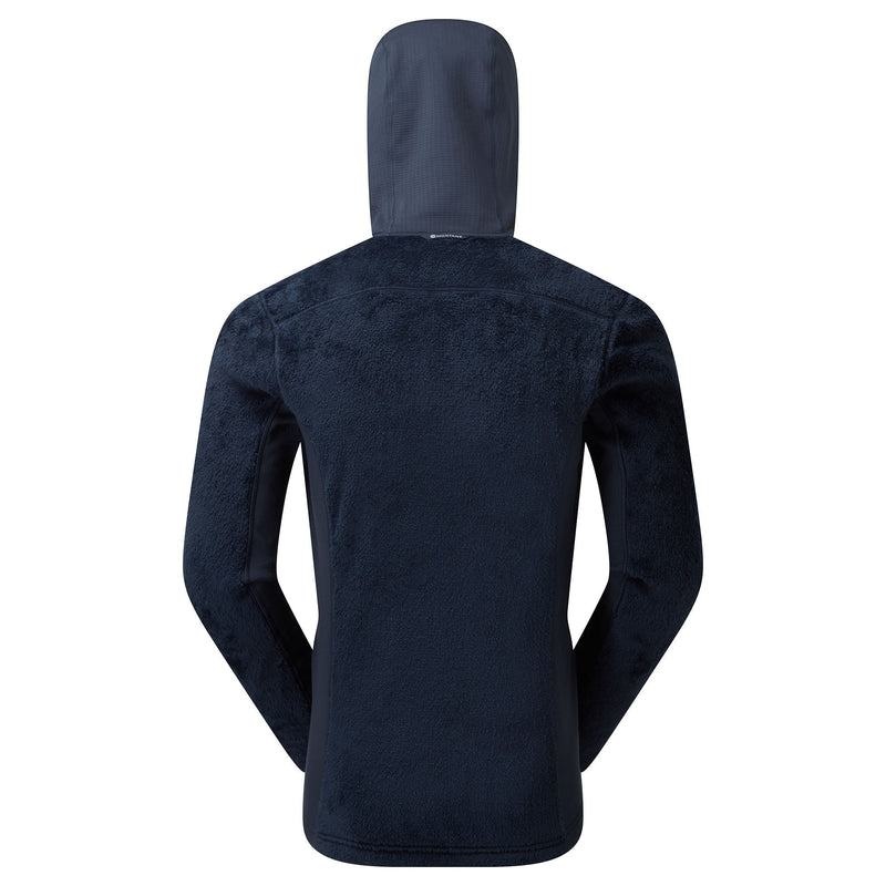 Dark Blue Men's Montane Protium XPD Hooded Fleece Jackets | MSA9862VT