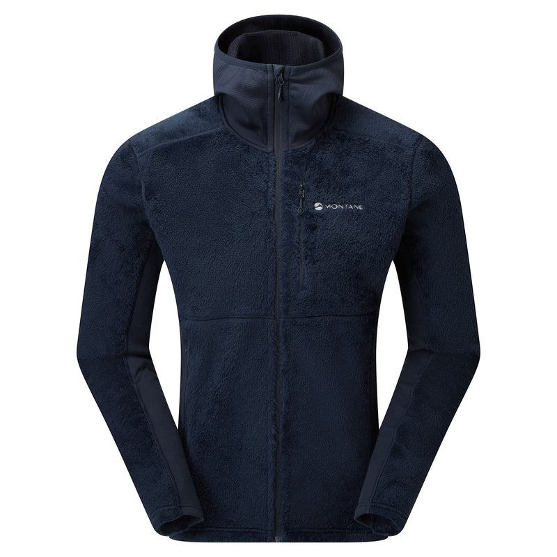 Dark Blue Men\'s Montane Protium XPD Hooded Fleece Jackets | MSA9862VT