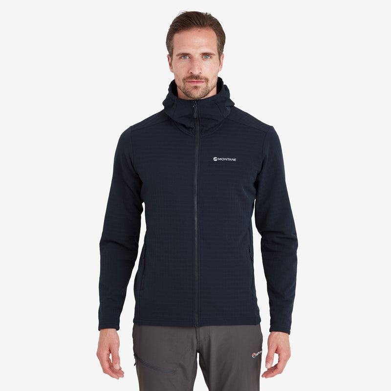 Dark Blue Men's Montane Protium XT Hooded Fleece Jackets | AFN3930BG