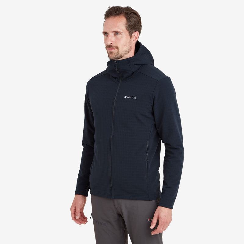 Dark Blue Men's Montane Protium XT Hooded Fleece Jackets | AFN3930BG