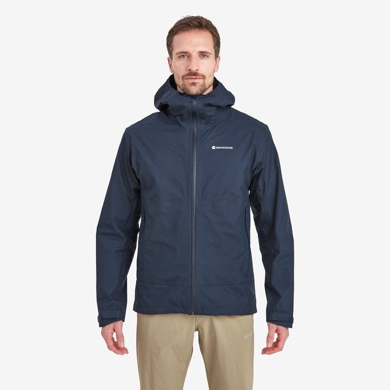 Dark Blue Men's Montane Spirit Lite Waterproof Jackets | URD9441TE