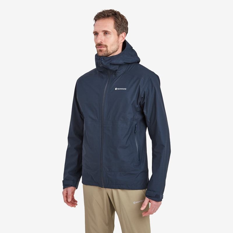 Dark Blue Men's Montane Spirit Lite Waterproof Jackets | URD9441TE