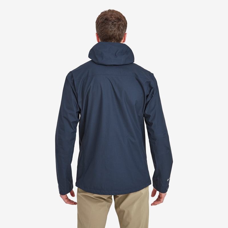 Dark Blue Men's Montane Spirit Lite Waterproof Jackets | URD9441TE