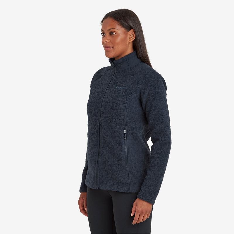 Dark Blue Women's Montane Chonos Fleece Jackets | BQK3561NM