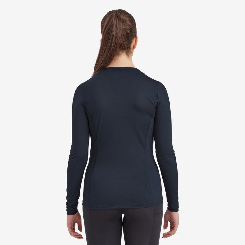 Dark Blue Women's Montane Dart Lite Long Sleeve T Shirts | YUP4924TV