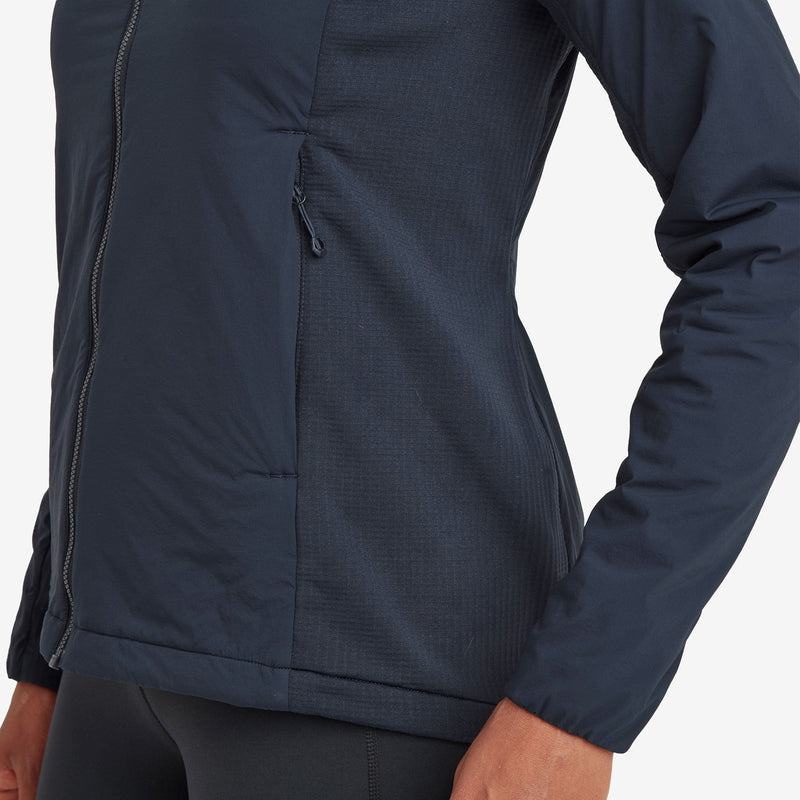 Dark Blue Women's Montane Fireball Lite Hooded Insulated Jackets | ROJ5541PH