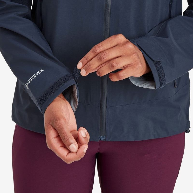 Dark Blue Women's Montane Phase Lite Waterproof Jackets | HWO9732RT