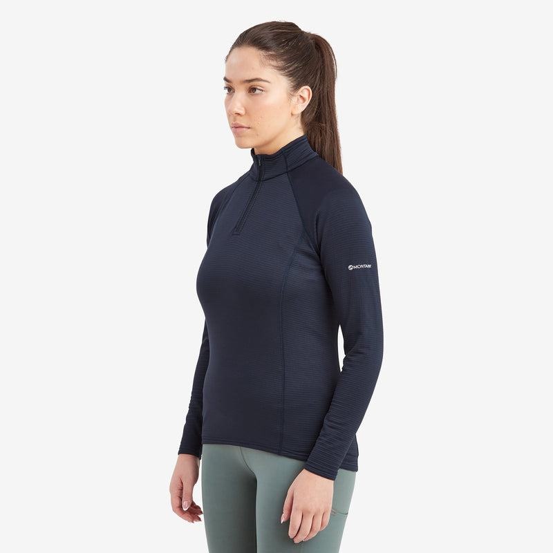 Dark Blue Women's Montane Protium Lite Pull On Fleece | ESW6461UY