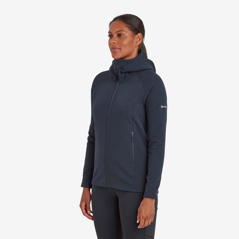 Dark Blue Women's Montane Protium XT Hooded Fleece Jackets | XPN3986BH