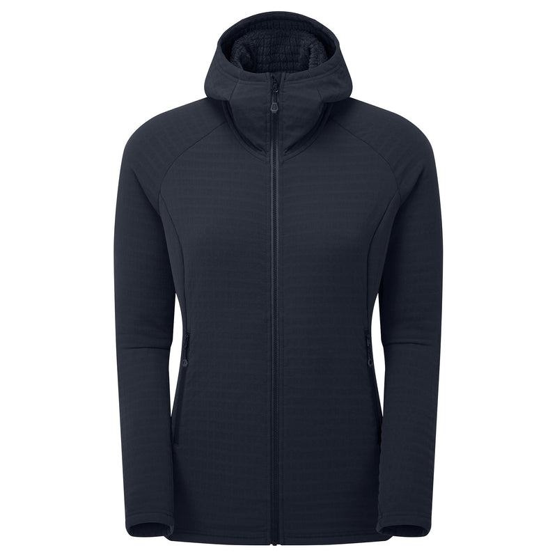 Dark Blue Women\'s Montane Protium XT Hooded Fleece Jackets | XPN3986BH