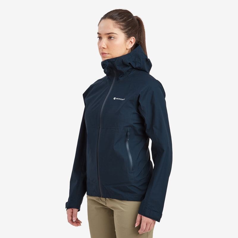 Dark Blue Women's Montane Spirit Lite Waterproof Jackets | DSZ544EL