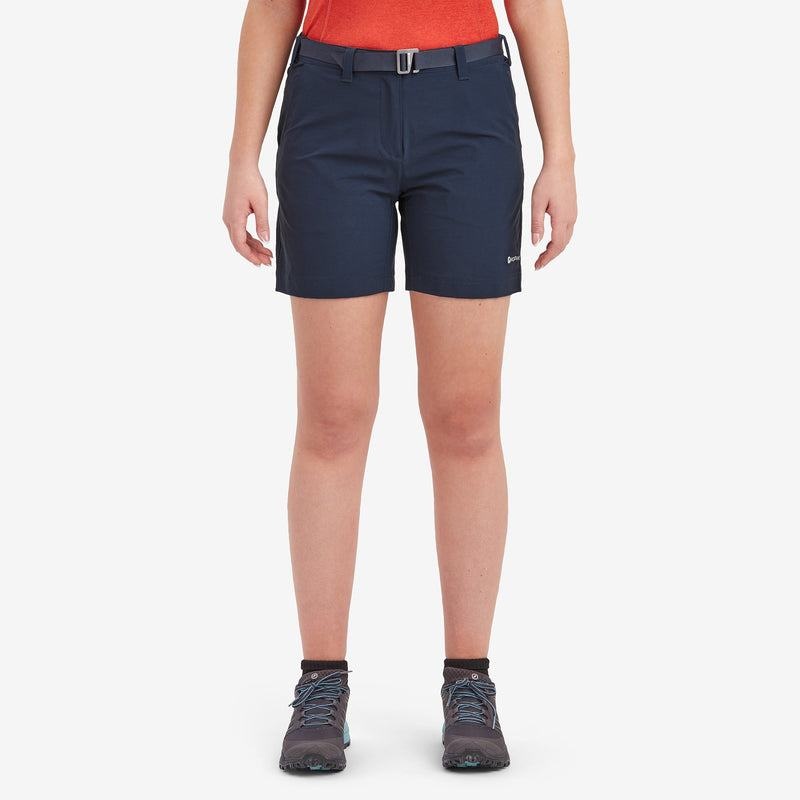 Dark Blue Women's Montane Terra Stretch Lite Shorts | TYS2834JE