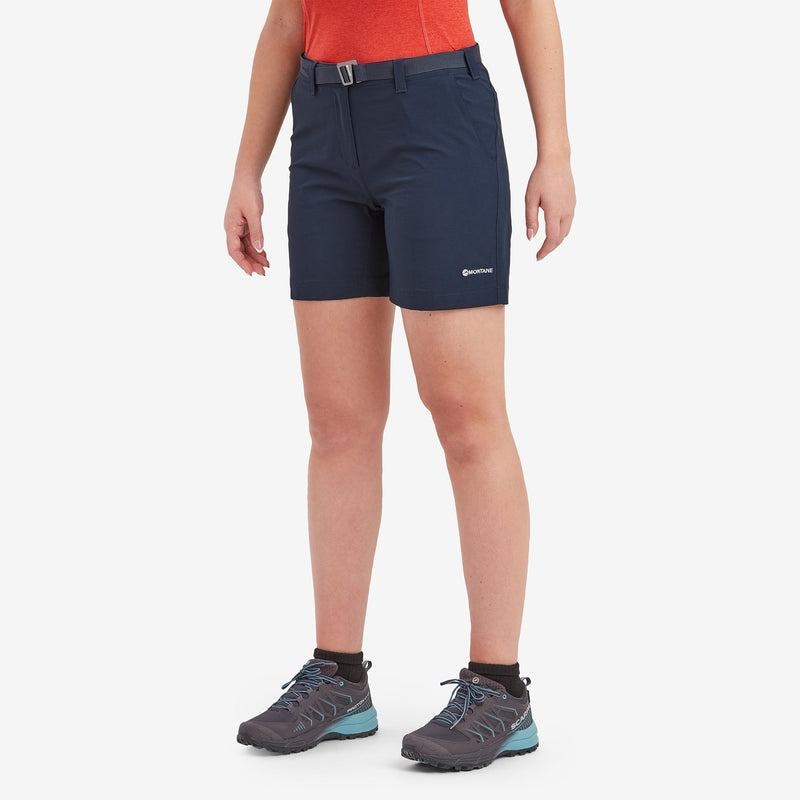 Dark Blue Women's Montane Terra Stretch Lite Shorts | TYS2834JE