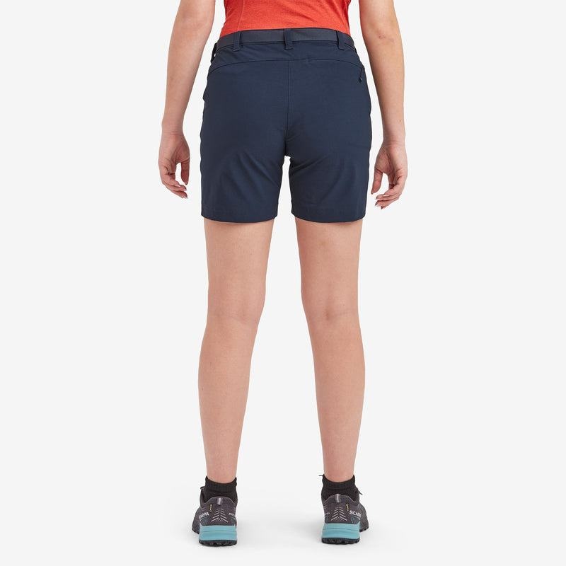 Dark Blue Women's Montane Terra Stretch Lite Shorts | TYS2834JE