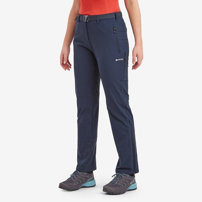 Dark Blue Women's Montane Terra Stretch Trousers | EAE7955RV