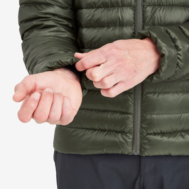 Dark Green Men's Montane Anti-Freeze Down Jackets | ACG73100YC