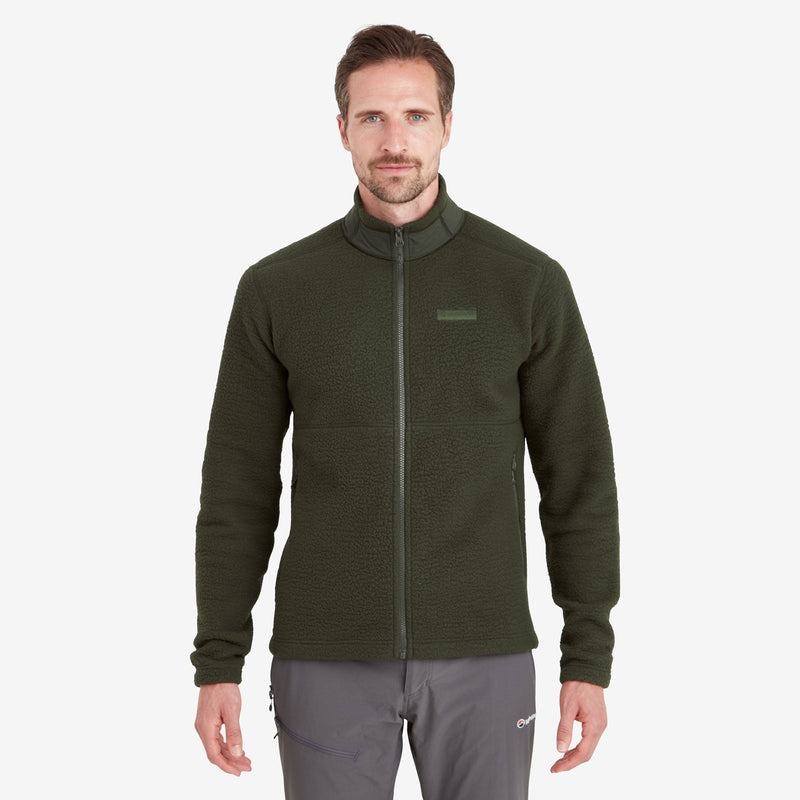 Dark Green Men's Montane Chonos Fleece Jackets | SXL662UP