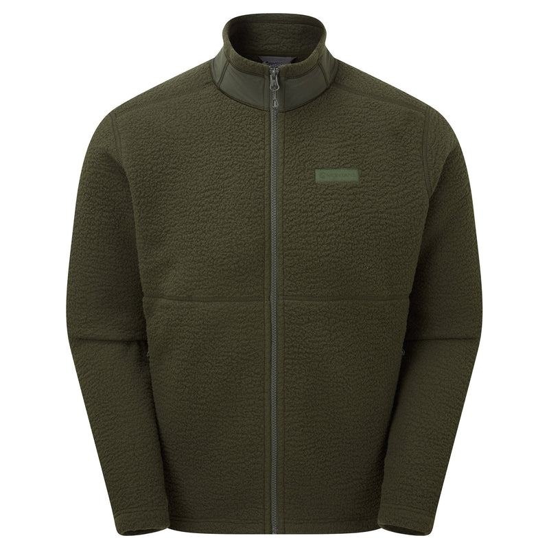 Dark Green Men\'s Montane Chonos Fleece Jackets | SXL662UP