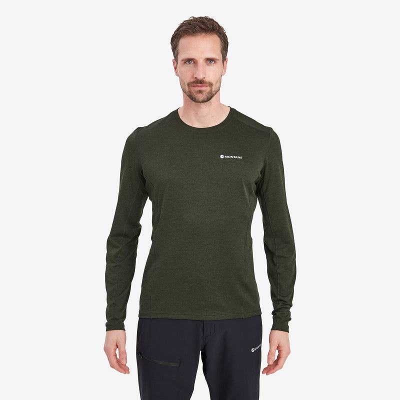 Dark Green Men's Montane Dart Long Sleeve T Shirts | VVL7074OJ