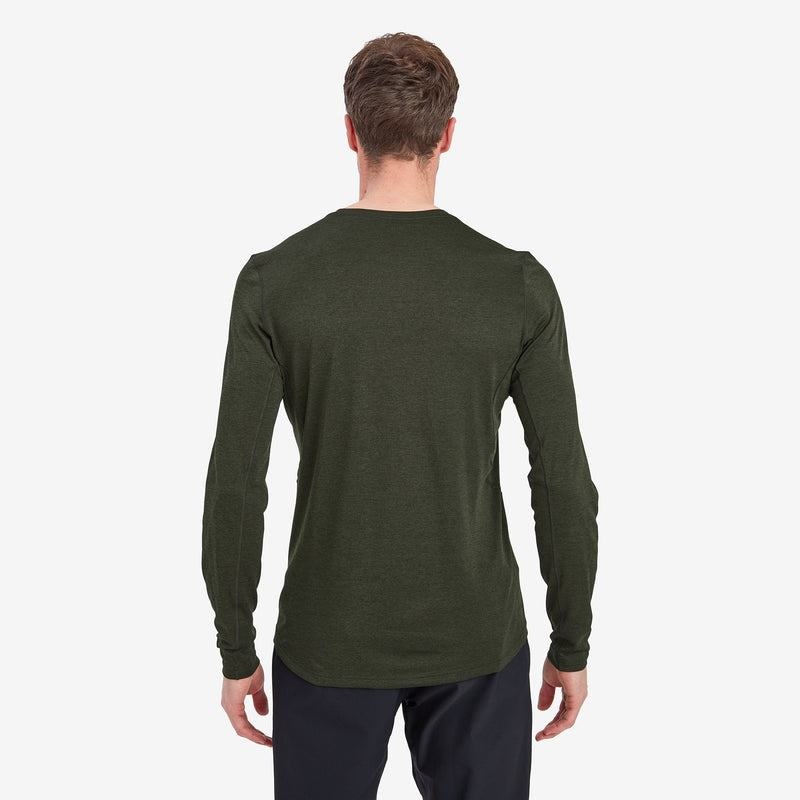 Dark Green Men's Montane Dart Long Sleeve T Shirts | VVL7074OJ