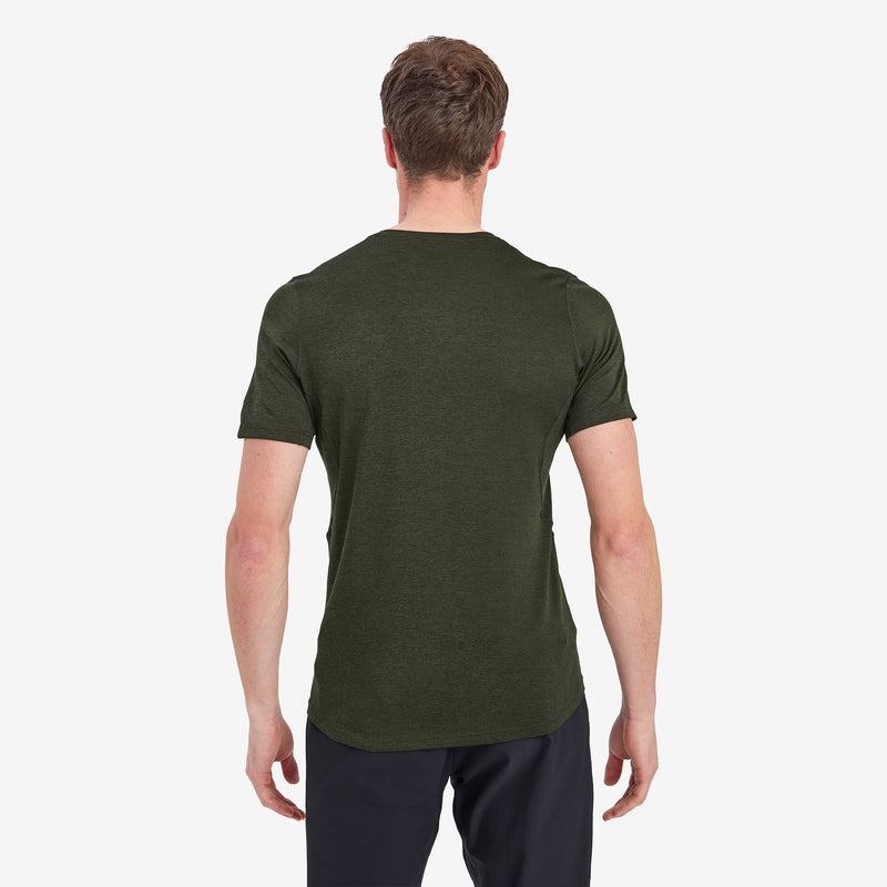 Dark Green Men's Montane Dart T Shirts | OAV4182GH