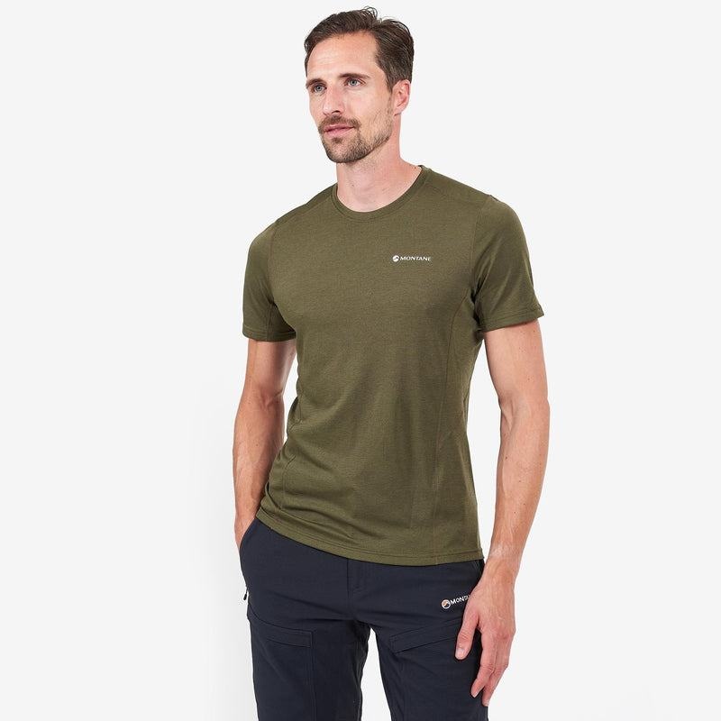 Dark Green Men's Montane Dart T Shirts | SLH4926XU