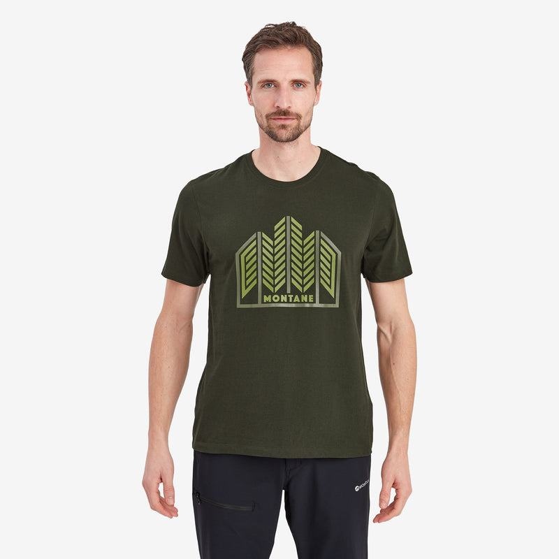 Dark Green Men's Montane Forest T Shirts | SME2322OX