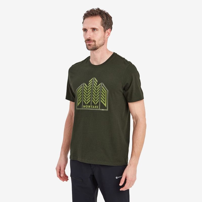 Dark Green Men's Montane Forest T Shirts | SME2322OX