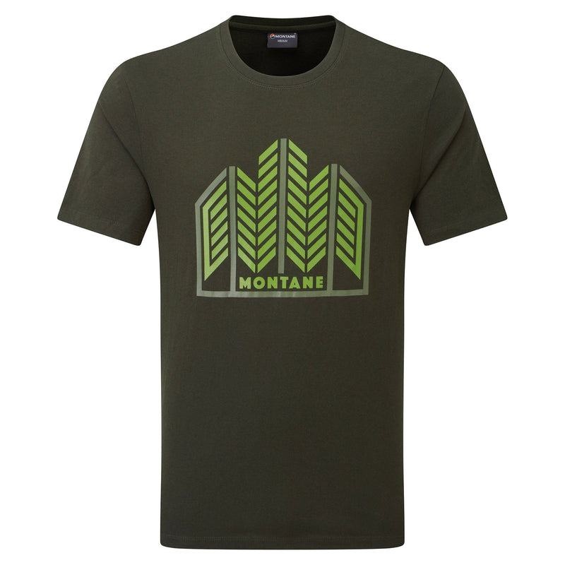 Dark Green Men\'s Montane Forest T Shirts | SME2322OX