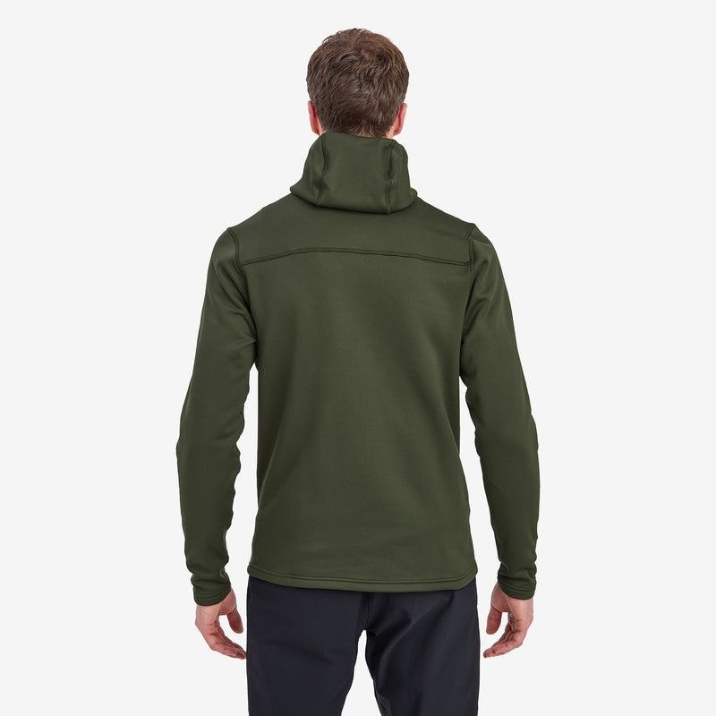 Dark Green Men's Montane Fury XT Hooded Fleece Jackets | HIF6457AK