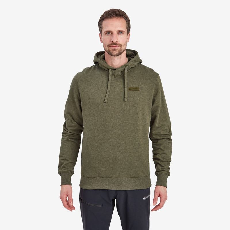 Dark Green Men's Montane Mono Logo Hoodie | UVD9987SM