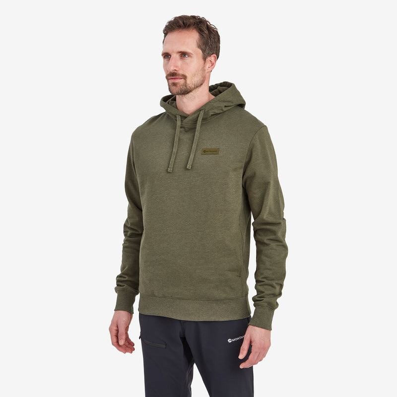 Dark Green Men's Montane Mono Logo Hoodie | UVD9987SM