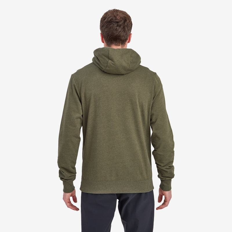 Dark Green Men's Montane Mono Logo Hoodie | UVD9987SM