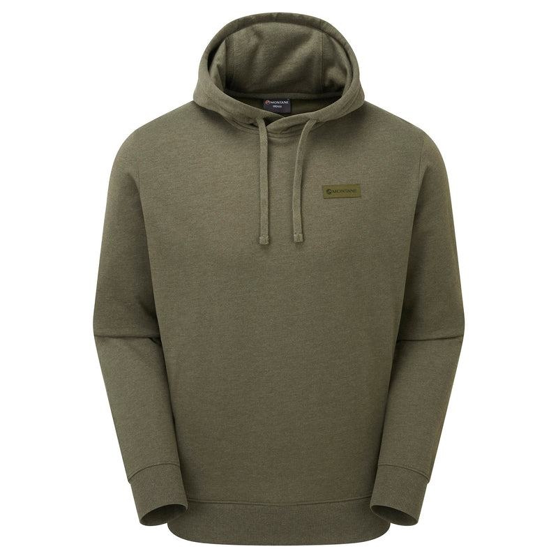 Dark Green Men\'s Montane Mono Logo Hoodie | UVD9987SM