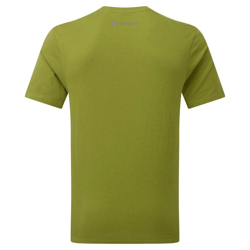 Dark Green Men's Montane Mono Logo T Shirts | PAJ1614LB