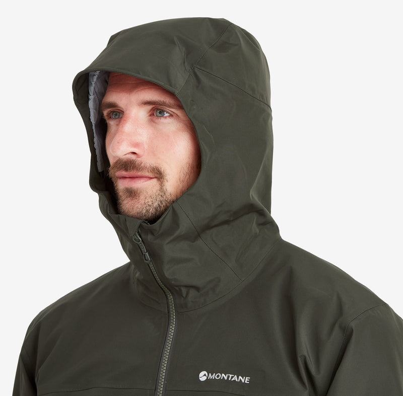 Dark Green Men's Montane Phase Waterproof Jackets | TJK3886ZR