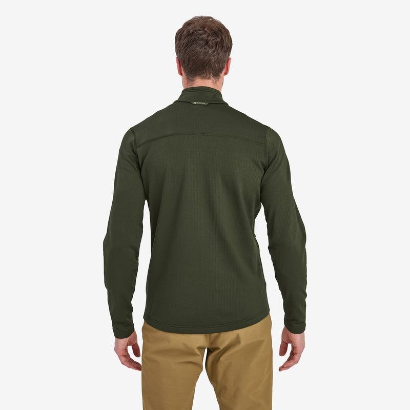 Dark Green Men's Montane Protium Fleece Jackets | NDX1672YH