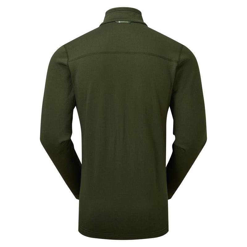 Dark Green Men's Montane Protium Fleece Jackets | NDX1672YH