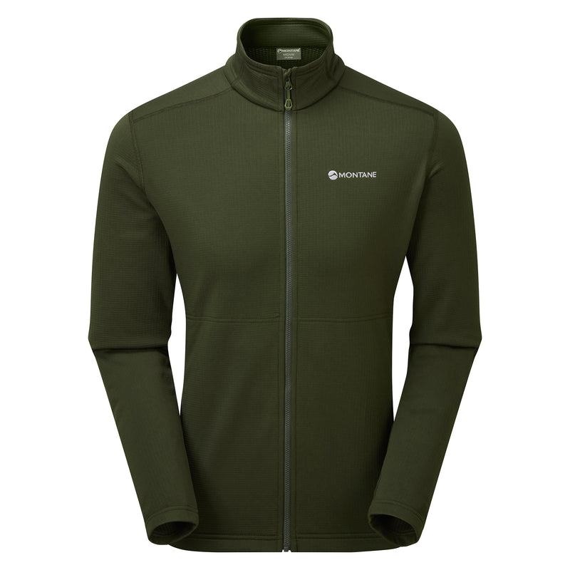 Dark Green Men\'s Montane Protium Fleece Jackets | NDX1672YH