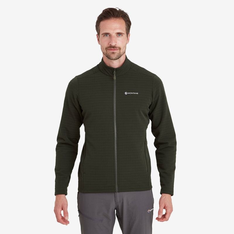 Dark Green Men's Montane Protium XT Fleece Jackets | DBK389KZ