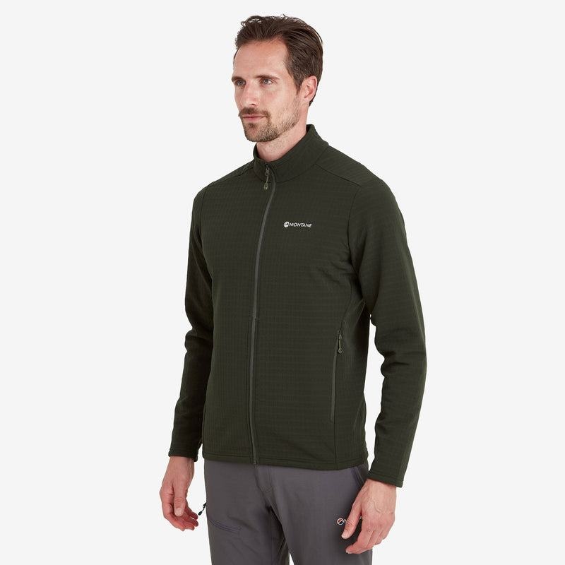 Dark Green Men's Montane Protium XT Fleece Jackets | DBK389KZ