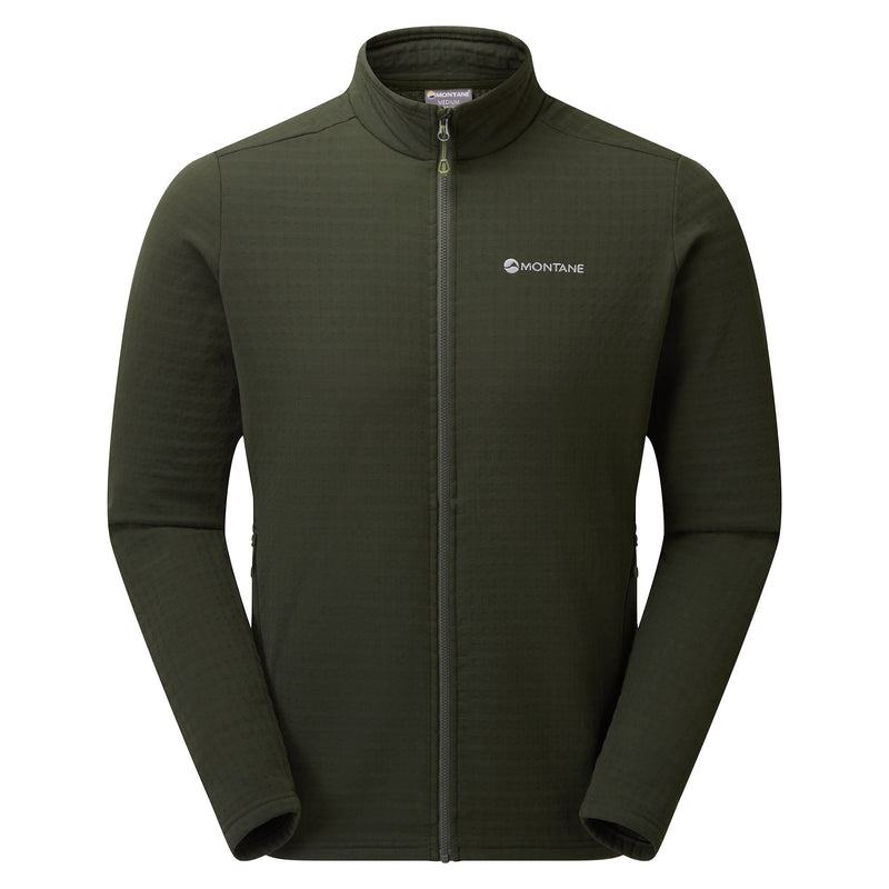 Dark Green Men\'s Montane Protium XT Fleece Jackets | DBK389KZ