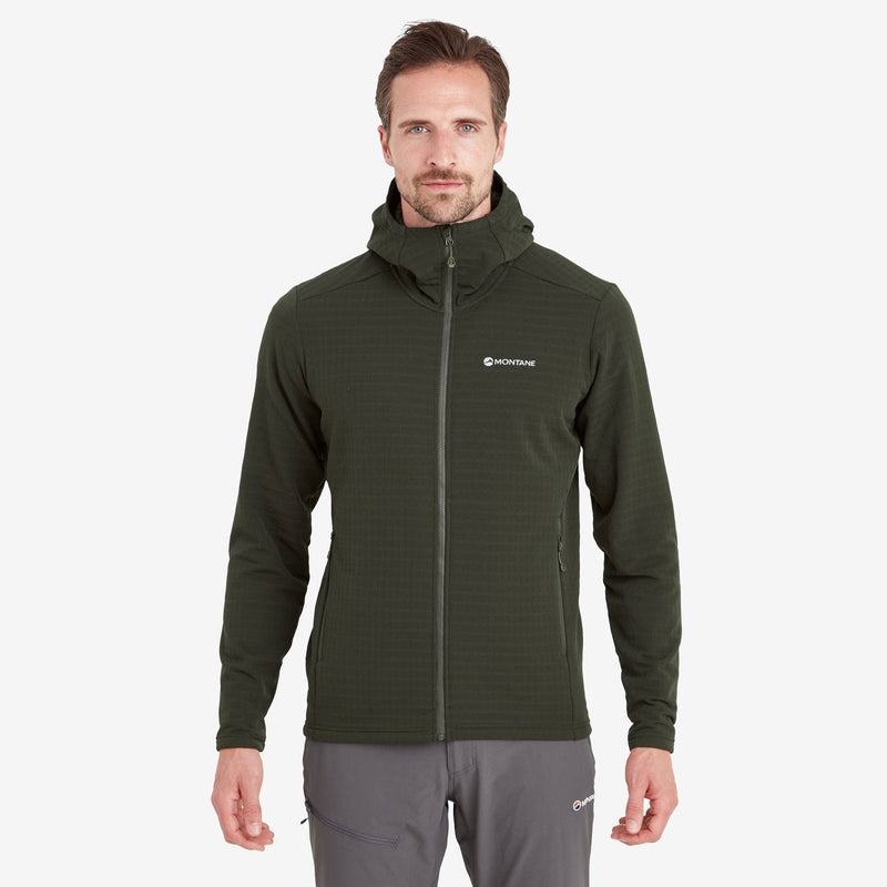 Dark Green Men's Montane Protium XT Hooded Fleece Jackets | JNJ7913XO