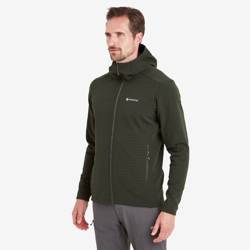 Dark Green Men's Montane Protium XT Hooded Fleece Jackets | JNJ7913XO